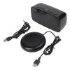 Digital LED Alarm Clock with Snooze and Vibration Function for Heavy Sleepers, Bedroom or Travel (B) view 3