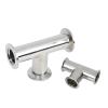 zorfar KF Vacuum Tee, Same Diameter, 304 Stainless Steel, KF16–KF100 (KF40 TC55mm) view 4
