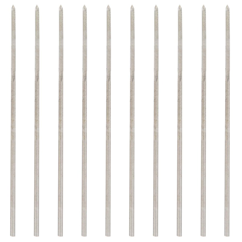 10-Piece Chucking Reamer Set | 1.1 mm HSS Straight-Flute Machine Reamers