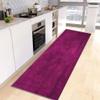 Siunwdiy Non-Slip Runner Rug, Washable Kitchen and Hallway Rug, 70 x 400 cm, Solid Pink view 4
