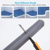 4 m Foldable Silicone Water Barrier for Showers, Beige view 4