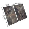 SFArt 2-Piece Glass Stovetop Cover, 40 × 52 + 45 × 52 cm view 2