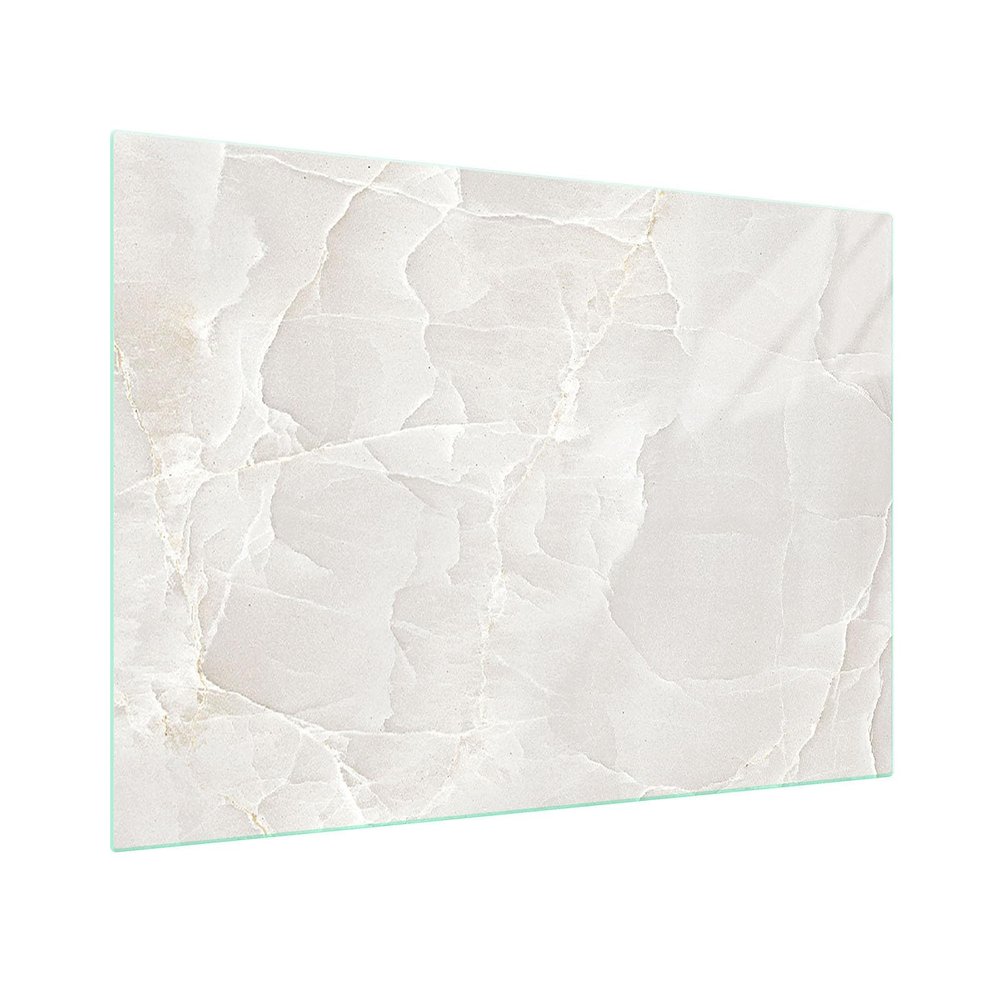 SFArt Glass Stove Cover, 52 x 30 cm, 1-Piece, Tempered Glass Cutting Board & Ceramic Cooktop Cover, Pearlite