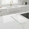 SFArt Glass Stove Cover, 52 x 30 cm, 1-Piece, Tempered Glass Cutting Board & Ceramic Cooktop Cover, Pearlite view 3