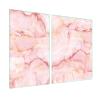 SFArt 2-Piece Glass Stove Cover, 40x52 + 60x52 cm, Tempered Glass Cutting Board & Cooktop Cover, Rosalia view 1