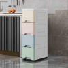 Space-Saving Mobiletto Bathroom Storage Cabinet, Moisture-Resistant, Narrow and Waterproof view 1