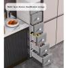 Space-Saving Mobiletto Bathroom Storage Cabinet, Moisture-Resistant, Narrow and Waterproof view 4