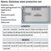 HOFUNTRE Flexible Stainless Steel Cable Mesh, 5 x 1.2 m view 2