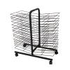 DFGHNBVC Art Drying Rack with 30 Removable Shelves and Wheels view 1