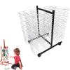 40-Tier Double-Sided Art Drying Rack view 1