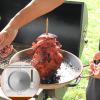 Stainless Steel Vertical Skewer Stand for BBQ El Pastor Rotisserie view 3