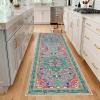 Non-Slip Hallway Runner Rug, 100 x 450 cm, Washable, Low-Pile Polyester view 4