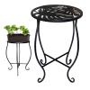 Duqulle Outdoor Plant Stand and Planter Display Stand view 1