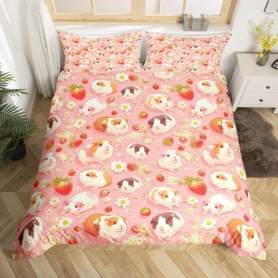 Unicorn Super King Duvet Cover Set with Rainbow Hearts