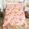 Unicorn Super King Duvet Cover Set with Rainbow Hearts view 1