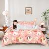 Unicorn Super King Duvet Cover Set with Rainbow Hearts view 3