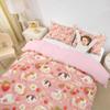 Unicorn Super King Duvet Cover Set with Rainbow Hearts view 4