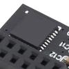 TPM 2.0 Module, Encryption Security, SPI, Enhanced Cryptographic Processor for - Motherboards, Black PCB, 16 x 15 mm view 3