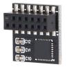 TPM 2.0 Module, Encryption Security, SPI, Enhanced Cryptographic Processor for - Motherboards, Black PCB, 16 x 15 mm view 4