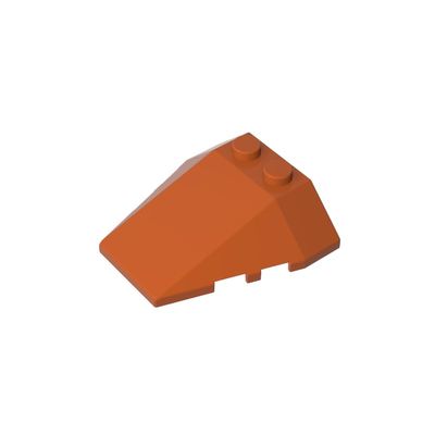 48933 Angled 4x4 Triple Wedge Brick, No Pin Notches, 10 Pieces