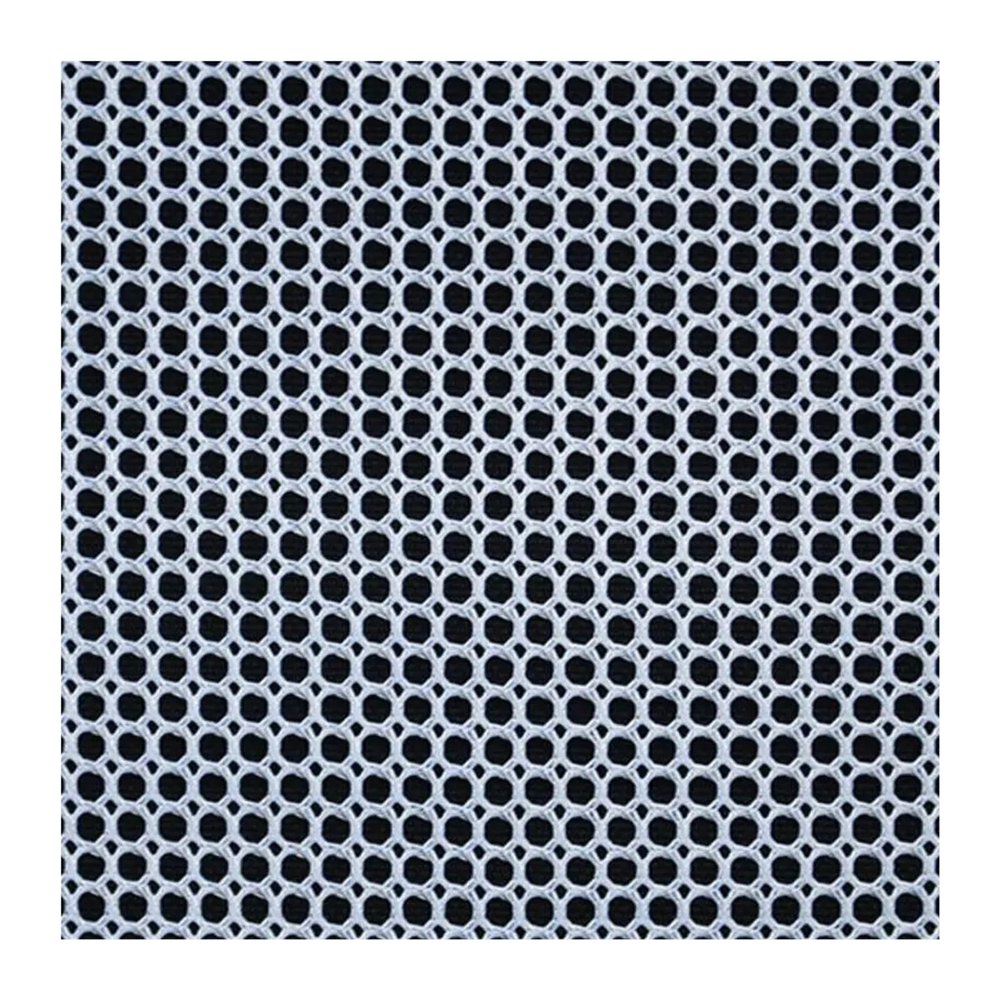 Hyuwdai Thin Polyester Mesh Fabric for Shoe and Handbag Linings, 155 cm Wide, Original White