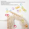 Metal Stitch Markers, Red Locking Crochet Markers, 50 Pieces view 4