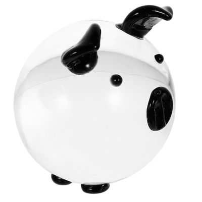 DOITOOL Crystal Glass Pig Figurine, Elegant Animal Decoration and Collectible