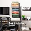 Mind Reader 8-Pocket Wall File Organizer, Black Metal Mesh view 2