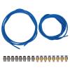 3D Printer Blue PTFE Tube with PC4 M6/PC4 M10 Fittings, Ender 3 Kit view 1