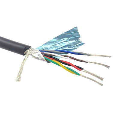 2 m Shielded Twisted-Pair Copper Cable, 18/20/22/24/26 AWG, 2/4/6/8 Cores
