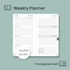 POPRUN Academic Pocket Planner 2026–2027, Weekly Layout, Slim (8.8 x 16.3 cm) view 4