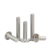Flat Round-Head Phillips Screws, 100 Pieces, 304 Stainless Steel, M1.6/M2 (5 mm, M2) view 3