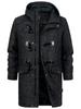 Indicode Men's Liam Duffle Coat with Stand Collar and Button Placket view 1