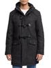Indicode Men's Liam Duffle Coat with Stand Collar and Button Placket view 2