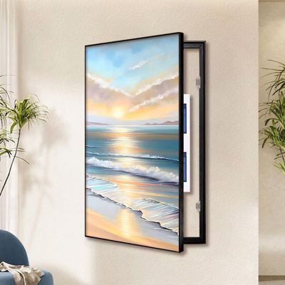 Electrical Panel Cover Wall Art, Blue, 15.7 x 23.6 in