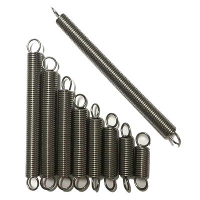 304 Stainless Steel Extension Springs, 0.7–0.8 mm Wire, 6–10 mm OD, 15–1000 mm Length (0.8 x 6 x 300 mm, 1 pc)