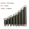 304 Stainless Steel Extension Springs, 0.7–0.8 mm Wire, 6–10 mm OD, 15–1000 mm Length (0.8 x 6 x 300 mm, 1 pc) view 2