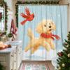 Shower Curtain Set with Golden Doodle Designs, Cute Puppy Curtain, Polyester, 137 x 198 cm view 2