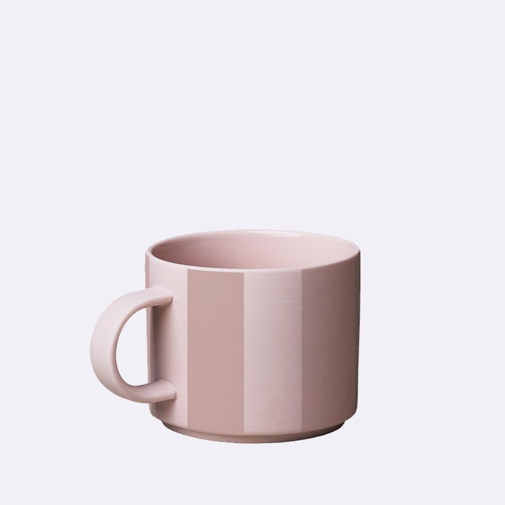 chic.mic GOOD MOOD Porcelain Mug - Coffee Cup (blossom striped)