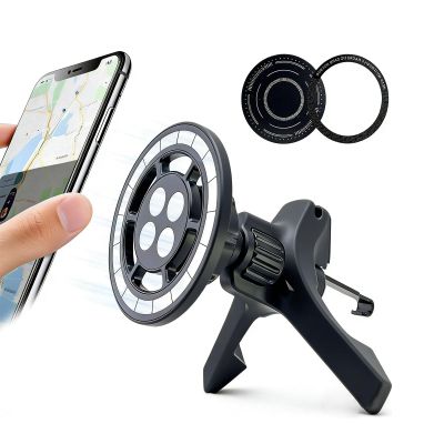 SEYUGOPTI Round Vent Magnetic Phone Holder for Mercedes