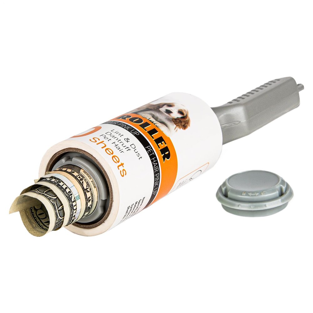 Secret Compartment Lint Roller for Clothes