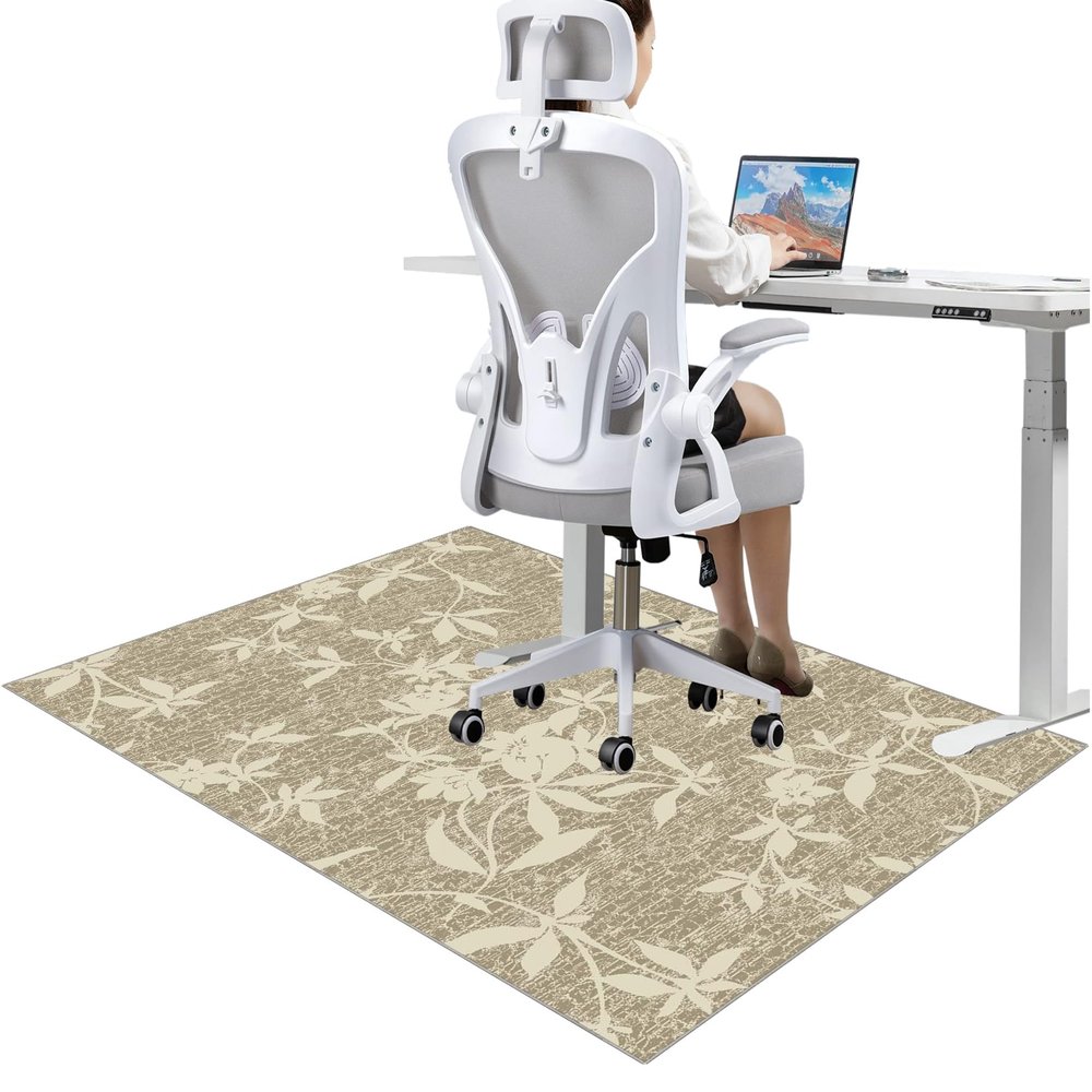 Office Chair Floor Mat, 55 x 71 in, Non-Slip
