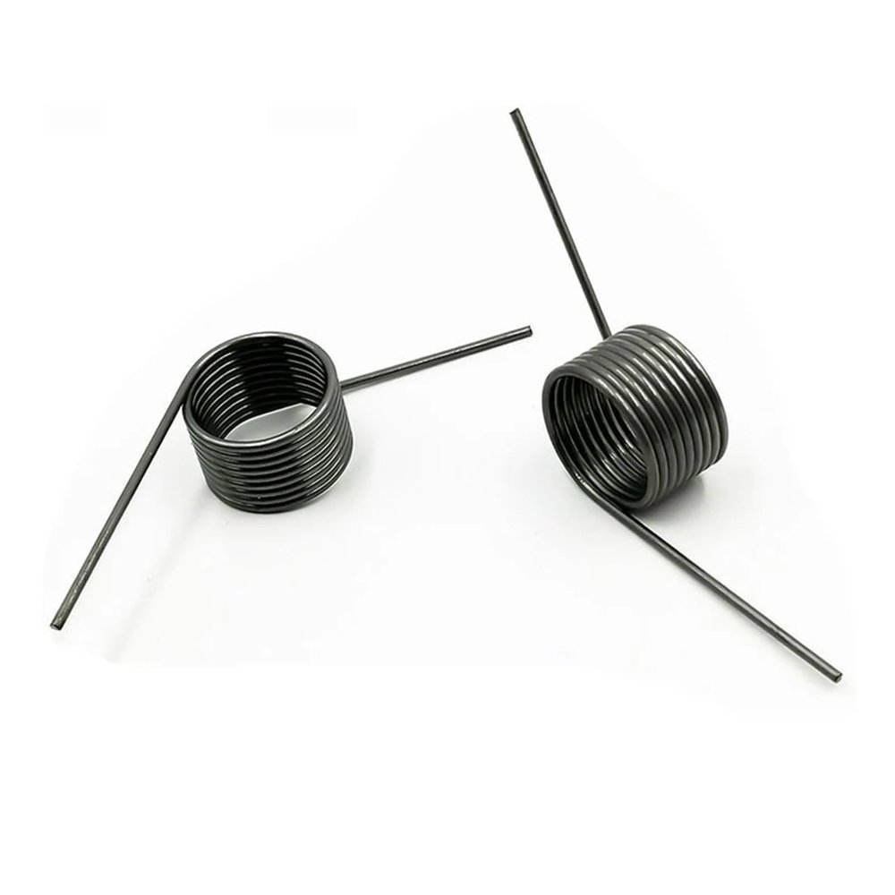 Torsion Spring, 5 Pieces, 65Mn Steel, Small V-Shaped Hairpin Spring, 60/90/120/180° Angles, 1.0 mm Diameter (15 mm, 6 Turns; 20 mm, 5 Pieces; 1.0 mm, 90°)