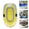 Inflatable Boat Set, Thickened Rowboat for Children, Yellow, One-Person Set view 3