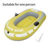 Inflatable Boat Set, Thickened Rowboat for Children, Yellow, One-Person Set view 4
