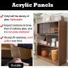 CHZDPP Dustproof Acrylic Sliding Cabinet Doors with Handles, Customizable, 27 x 29 in (69 x 74 cm) view 4