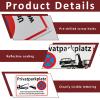2-Pack No Parking Signs, 30 x 20 cm Private Parking Signs view 3