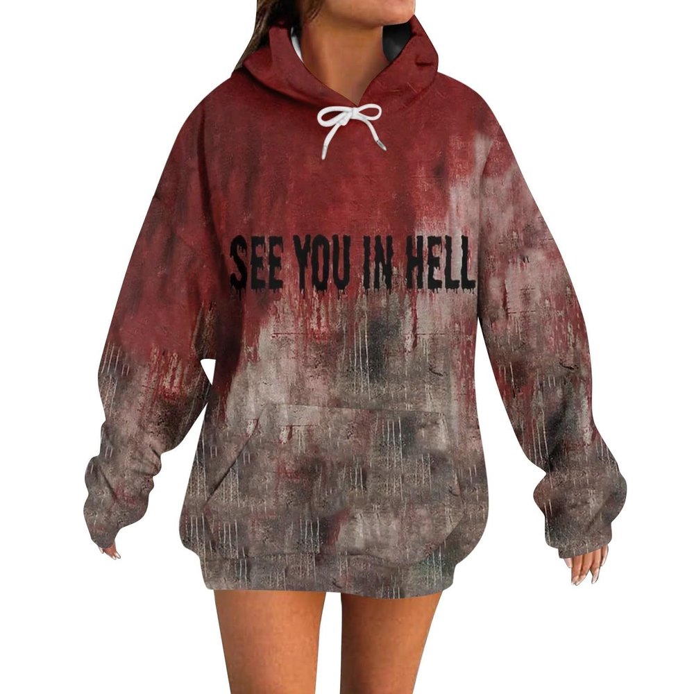 Women's Gothic Medieval Hooded Maxi Dress Halloween Costume