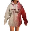 Women's Gothic Medieval Hooded Halloween Maxi Dress view 1