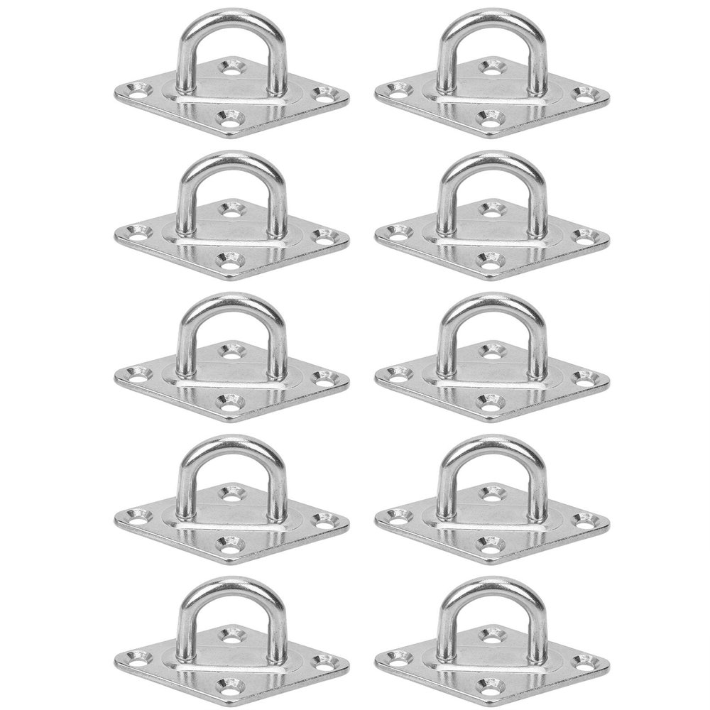 M5 4-Hole Stainless Steel Diamond-Shaped Eye Plate for Boats and Ships